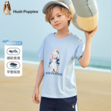 Hush Puppies 暇步士 男女童短袖圆领衫
