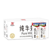 再降价、plus：辉山（huishan） 奢享娟姗3.6g纯牛奶 250ml*12盒*3件