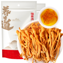 京东百亿补贴、plus会员立减:福东海 虫草花 250克/袋 孢子头金虫草北 蛹虫草花煲汤火锅食材滋补干货