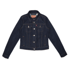 Levi's李维斯24春夏女士牛仔夹克经典版型复古潮流休闲时尚百搭 深牛仔色 XS