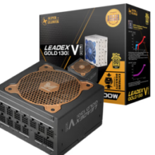 振华 额定1000W LEADEX VG1000W电脑电源 13cm金牌全模