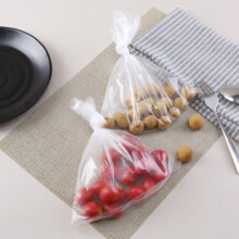 洁成保鲜袋食品级PE零食保鲜塑料透明袋 保鲜袋25cm*17cm*200只