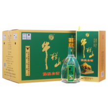 牛栏山 陈酿白酒（绿盒） 浓香型 42度 500ml*6瓶 整箱装
