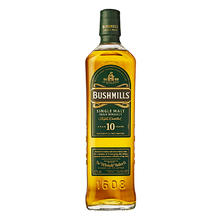 88VIP会员：BUSHMILLS 布什米尔 10年 爱尔兰 单一麦芽威士忌 40%vol 700ml
