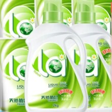 PLUS会员：La 天然洗衣皂液 12斤套装(2kg*2瓶＋500g*4袋)＋赠送清可新樱花留香洗衣液 3L/瓶