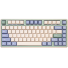 阿米洛（Varmilo）机械/静电容键盘 三模/双模/单模键盘 程序员 游戏 办公 作家打字版键盘 VXB81键尤加利静电容双模紫罗兰轴