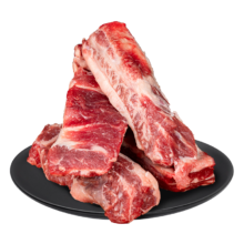 京东超市 海外直采 进口 原切牛肋条1kg 烧烤 健身轻食 炖煮牛肉