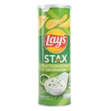 PLUS会员，需首购:乐事（Lay's）薯片 无限酸奶油洋葱味桶装100g*2件