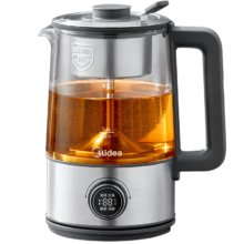 PLUS会员：Midea 美的 煮茶器 养生壶1200W大功率花茶壶 1L大容量电水壶烧水壶电热水壶保温煮茶壶MK-C10-Pro2+凑单