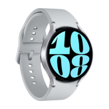 20日20点、618大促、plus会员：SAMSUNG 三星 Galaxy Watch6 智能手表 44mm 银色表壳 星系银硅胶表带（北斗、血压、GPS、ECG）