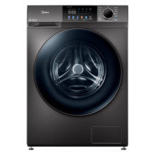 美的（Midea）滚筒洗衣机全自动 快净系列 家用大容量10公斤带烘干洗烘一体机 净螨除菌MD100V58WT 1.08洗净比 MD100V58WT