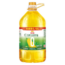 京东百亿补贴：金龙鱼 食用油 非转基因 零反式脂肪压榨玉米胚芽油6.18L