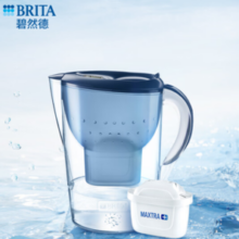 20点！BRITA 碧然德 fill&enjoy Marella海洋系列 滤水壶 蓝色 一壶一芯