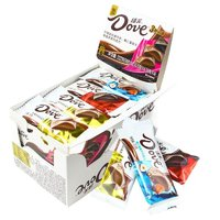 Dove 德芙 什锦巧克力牛奶黑巧榛仁葡萄干222g*1盒儿童糖果零食喜糖纯脂