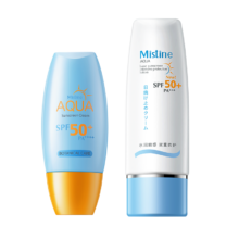 plus会员:蜜丝婷（Mistine）抗光老隔离 小黄帽防晒霜乳SPF50+  60ml *2