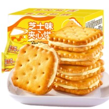 比比赞 BIBIZAN 芝士味夹心饼干 240g