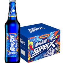 PLUS会员:雪花  啤酒 勇闯天涯 SuperX 500mL 12瓶