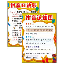 京东PLUS：《拼音口诀歌+拼音认知图》