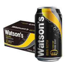 PLTR会员：Watsons 屈臣氏 苏打汽水 气泡水饮料 330ml*4