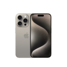 Apple【24期|免息套餐可选】苹果15pro A3104 iphone15pro 苹果手机apple 原色钛金属 256GB 官方标配