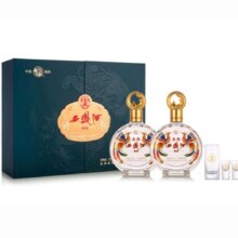 PLUS会员: 西凤酒 金藏优品 52度 500ml*2瓶 双支礼盒装 凤香型白酒