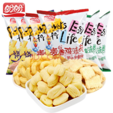 plus会员：盼盼 麦香鸡味块大礼包 麦香鸡味块8g*20包