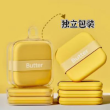 微信小程序：万客莉莎 黄油饼干气垫粉扑 带盒 1枚
