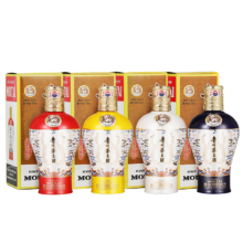京东百亿补贴：茅台 中信金陵 53度 酱香型白酒 500ml*4瓶 套装
