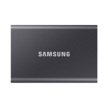 三星（SAMSUNG） 1TB Type-c USB 3.2 移动固态硬盘（PSSD） T7 灰色 NVMe传输速度1050MB/s 超薄时尚