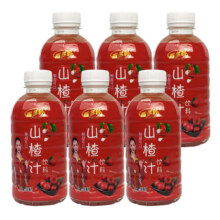 百多利（HIDOLLY）山楂汁 饮料整箱 350ml*6瓶