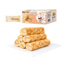 88VIP：BRUTTO 布鲁托 奶皮藜麦肉松卷面包400g