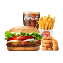 BURGER KING 汉堡王 小皇堡四件套 单次券 到店兑换电子券