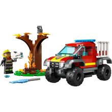 LEGO 乐高 City城市系列 60393 4x4 消防车紧急救援