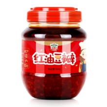 需首单、Plus会员:吉得利  红油豆瓣酱500g/罐*3件
