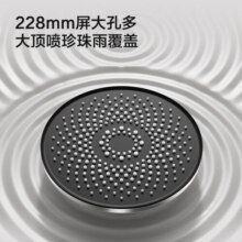 九牧 花洒淋浴套装置物喷枪易洁大顶喷满天星系列淋浴器 经典款 置物花洒36615