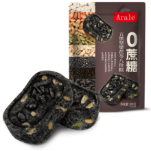 需弹券、plus会员: Arale 无蔗糖五黑坚果茯苓八珍糕 300g/袋