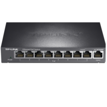 TP-LINK  9口百兆8口PoE交换机   家用监控网络集线分线分流器 TL-SF1009P