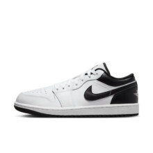 NIKE 耐克 AJ1 AIR JORDAN男子运动黑白低帮反转熊猫板鞋缓震轻便553558-132 40