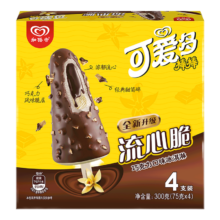 PLUS会有：可爱多和路雪 可爱多棒棒 流心脆巧克力口味冰淇淋 75g*4支*9件