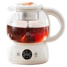 plus会员：Midea 美的 煮茶壶 恒温电蒸喷淋式 316L 茶具1升 YSTM-Z11