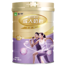 plus、概率券:蒙牛 铂金装 高钙高铁成人奶粉800g