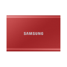 三星（SAMSUNG） 1TB Type-c USB 3.2 移动固态硬盘（PSSD） T7 红色 NVMe传输速度1050MB/s 超薄时尚1029元 (月销4000+)
