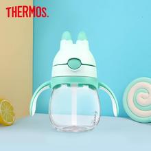 THERMOS 膳魔师 BBSH-240 防摔兔耳Tritan吸管杯 420ml