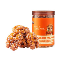 puls会员：三只松鼠 琥珀芝麻核桃仁 500g*1罐