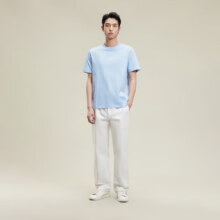 PLUS会员：JACK&JONES 杰克琼斯 夏季短袖百搭纯棉字母胶印圆领T恤