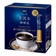 AGF日本原装进口 奢华咖啡店 黑咖啡 便携式2gx26支/盒