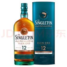 THE SINGLETON 苏格登宝树行 苏格登12年700mL 苏格兰单一麦芽威士忌 原装进口洋酒