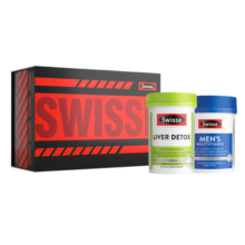 Swisse斯维诗 男士健康礼盒 520情人节礼物（奶蓟草护肝片120片+男士复合维生素120片）熬夜提精力 送老公男友