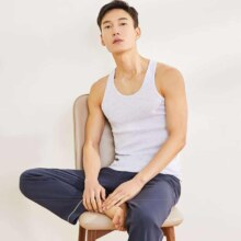 宜而爽 3件装  新疆棉 90%棉+10涤纶面料背心