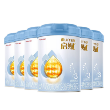 618预售：惠氏启赋(illuma)蓝钻 HMO配方奶粉810g 3段* 6罐 （23年4月产）